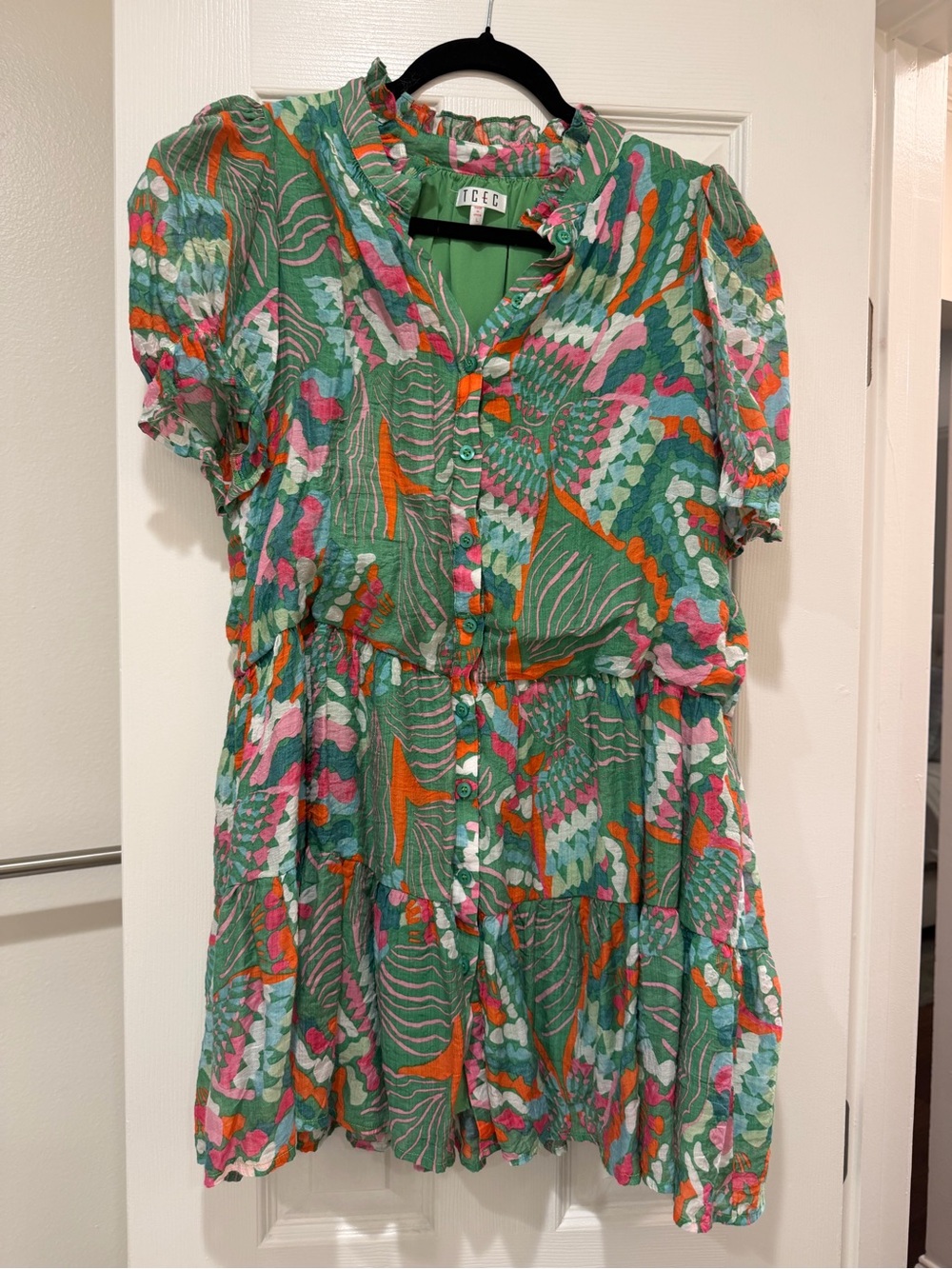 Multi-Color Printed Dress